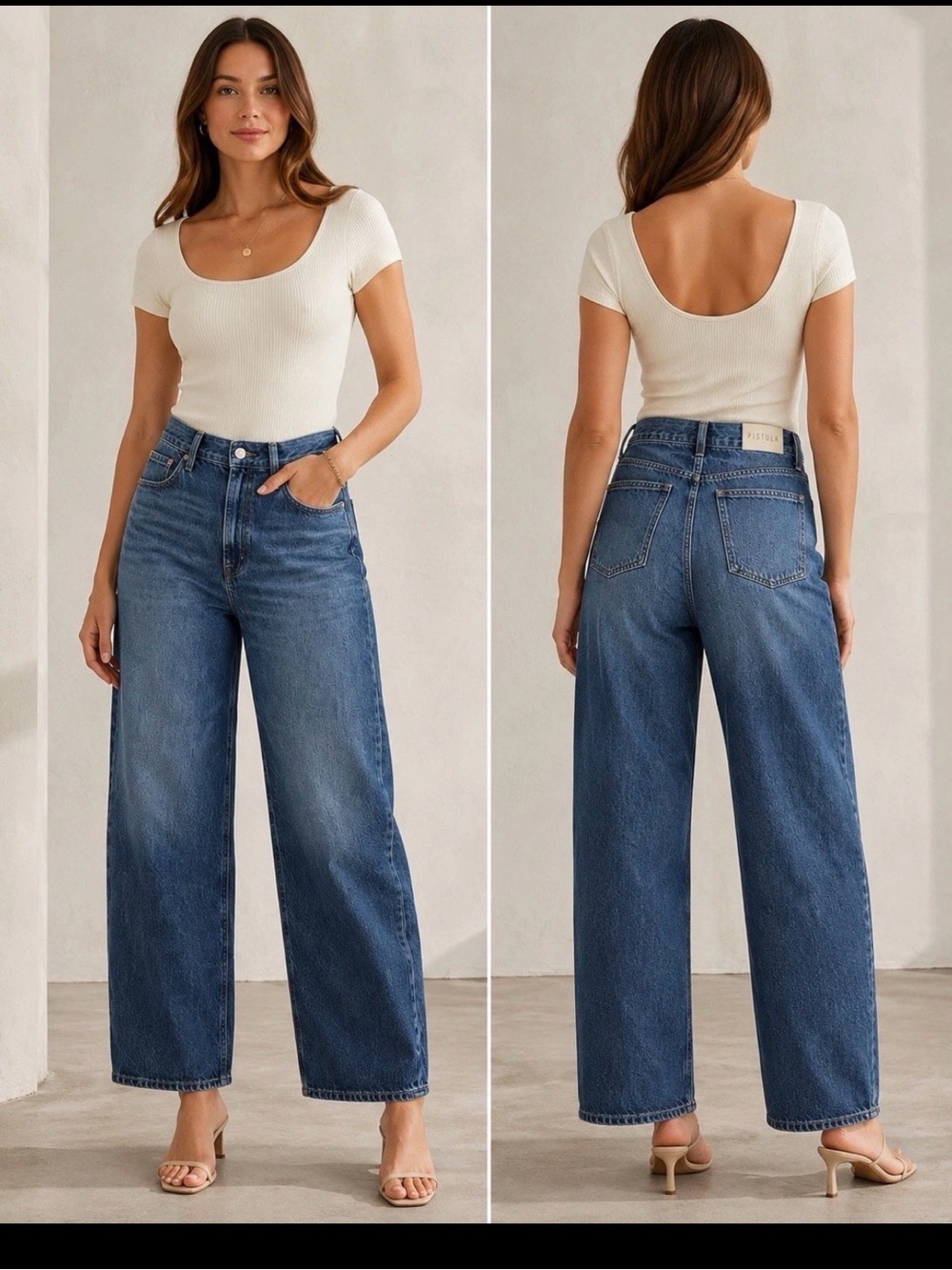 Pistola High Rise Straight Jeans
31 Rigid Denim Vintage Blue
Retail $198 Value - Picture 2 of 16